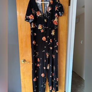 Torrid Floral Jumpsuit